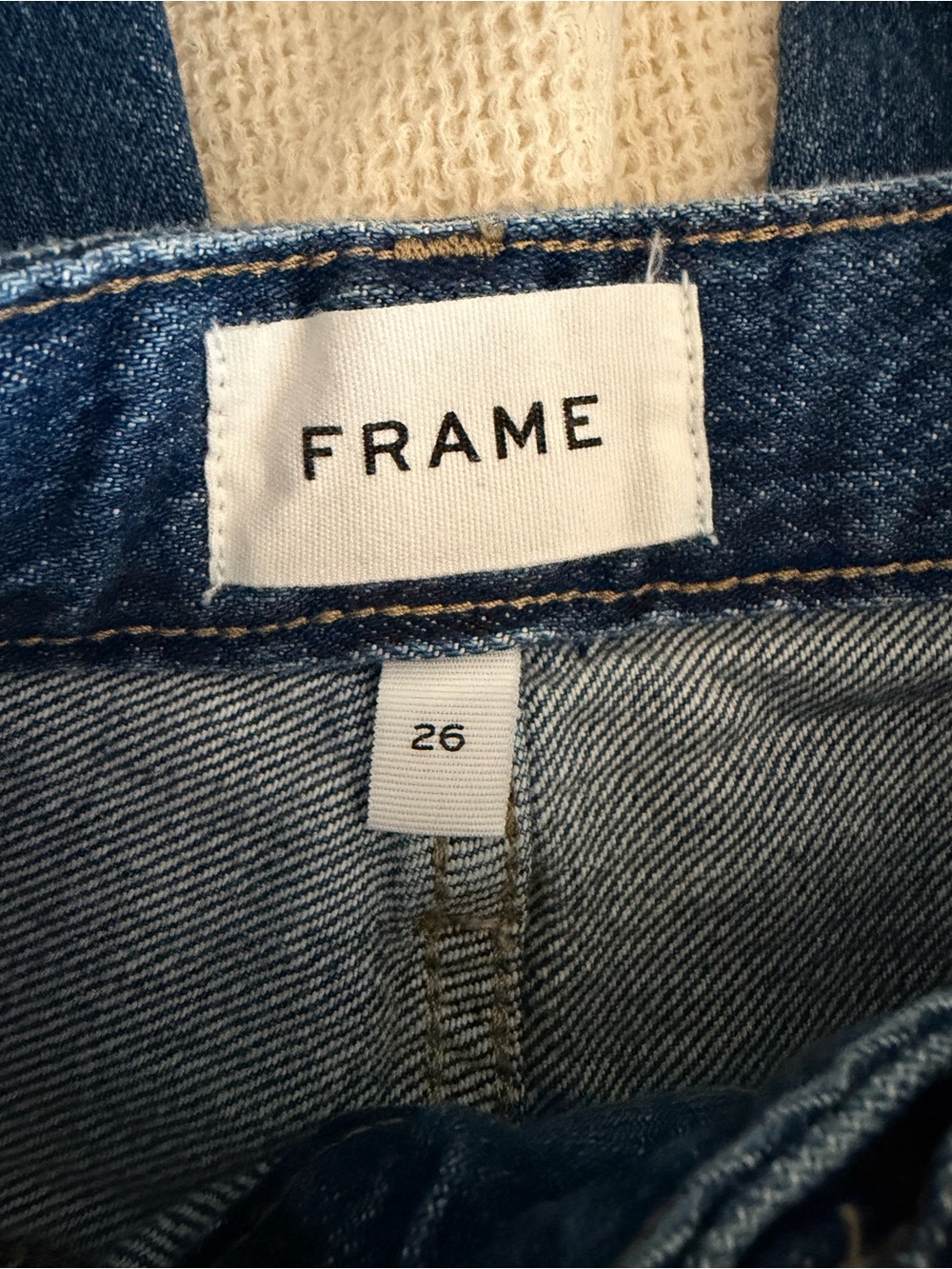 Frame NWOT Le Pallazo Denim‎ Cropped Wide-Leg Quietluxury Jeans in Blue - Picture 10 of 11